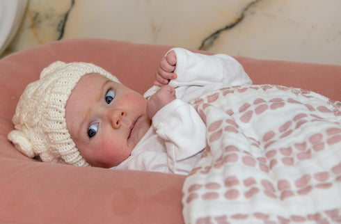 100% 8-Layer Set 3 Nana Baby Burp Cloths Organic Cotton, Oversized & Hypoallergenic, Muslin, Machine Washable, Neutral