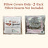 Momcozy (2 Pack Maternity Pillow Cover ONLY Compatible with Pregnancy Pillow Covers-Pillow NOT Included)