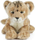 Living Nature Lion Cub Stuffed Animal, Fluffy Soft Toy Gift for Kids, 6 inches