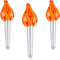 Gejoy 3 Pieces Inflatable Torch - Fun Torch Inflates for Medieval Luau Themed Party Sports Competitions, 16 Inches