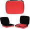 Navitech Red Hard Baby Monitor and Camera Carry Case Bag Compatible with The