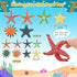 14 Set Summer Swimming Set, Swimming ZAUGONTW Pieces Diving Starfish Pool Toy, Colorful Starfish Diving Toys Starfishs