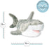 Cozy Samuel Shark - Microwavable & Weighted Plush Stuffed Animal - Heated Plushie for Warmth - Cute, Soft, Toy