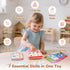 156 20 2-6 JoyCat Kids Learning Tablet, Pages Tap-to-Read Flash Cards with Interactive Games, Montessori Toy