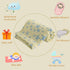 3 30"x40", NTBAY Layer Toddler Blanket, Muslin Cotton Jacquard Bed Blankets, Lightweight Thermal Baby Blanket, Super