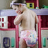 6pcs+ 6pcs 6YDG08 babygoal Reusable Cloth Diapers for Girls, Adjustable Washable Nappy Microfiber Inserts+One Wet Bag