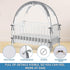 Zkaitoy Crib Tent - Crib Net to Keep Baby in, Stop Baby from Climbing Out of Crib, Pop Up Baby Crib Tent with Double