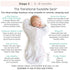 Set, 6-9 Amazing Baby Gift On Safari and Sterling, Mo Transitional Swaddle Sack with Arms Up Half-Length Sleeves