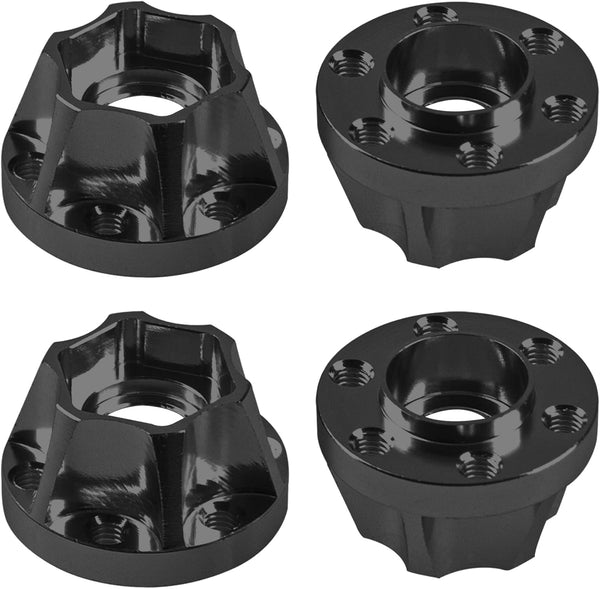 Metal RC 12mm Wheel Hex Hub Extension Combiner, Compatible with 1.9/2.2inch Wheel Rim Axial SCX10 Traxxas TRX4 D90