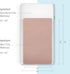 (2-Pack) 24" 38", Newton Baby Fitted Mini Crib Sheets | Organic Muslin Cotton, Breathable & Soft Baby Sheets, Washable