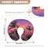 Forchrinse Hawaiian Palm Tree Red Sky Nursing Pillow Cover for Baby Boys Girls,Soft Breastfeeding Pillow Cover Infant