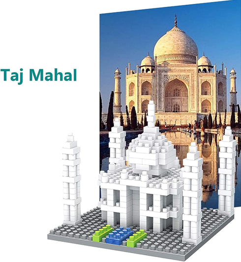 10 in 1 Mini City Architecture Building Blocks Set, 4500pcs World Famous Models DIY Gift