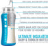 Ultimate Stainless Steel Sippy Cup, 9oz Insulated for Toddlers, Leak-free, Blue