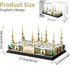 CSNRHG Set 6+ 594 Medina Prophet Mosque Building Block Educational Architecture Toy for Ages Kids and Adults for Eid