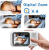 TakTark Baby Monitor with 3.2'' Color LCD Screen, 2 Way Audio, Night Vision, and Room Temperature Display