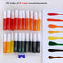 27 Sets Winlyn Fall Leaf Suncatchers Ornaments Decorations DIY Window Paint Art Suncatchers Craft Kits Autumn Maple