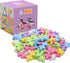 PLUS PLUS Big Open Play Set, 100 Piece Pastel Color Mix, Construction Building Toy for Toddlers