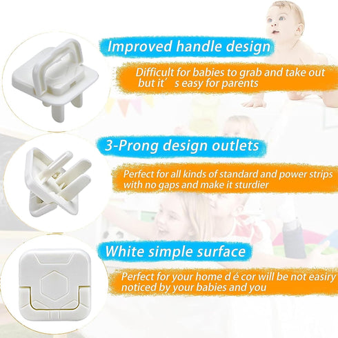 Outlet Covers Baby Proofing Plug, 60 Pack Socket Safety Plug Covers for Child Proof Protectors, White Baby Essentials