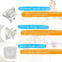 Outlet Covers Baby Proofing Plug, 60 Pack Socket Safety Plug Covers for Child Proof Protectors, White Baby Essentials
