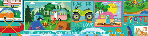 500 Ceaco - Tracy Flickinger - Camping Road Trip - Larger Piece Jigsaw Puzzle