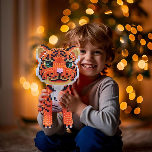 APENGBAOL Set, 8-12,Cat Sets 8 Old6488 Creator Tiger Building Tiger Micro Building Blocks for Boys Age Mini Blocks