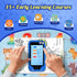 3-10 3.97" 200+ Kids Cell Phone Toy, Educational Learning Smart Phone for Toddlers Ages with Touch Screen, Dual Camera