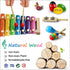 Set LOOIKOOS Toddler Musical Instruments,Wooden Percussion Instruments Toy for Kids Preschool Educational Musical Toys