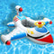 OVV Baby Inflatable Pool Float Swimming Float Boat with Steering Wheel Horn for