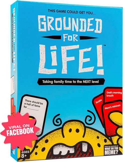 WHAT DO YOU MEME? Grounded for Life - The Ultimate Family Night Game, Family Card Games for Kids and Adults