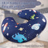 GFU Nursing Pillow Cover, Newborn Breastfeeding Pillow Case and Baby Blanket for Boys Girls, Minky Blanket with Dotted