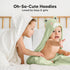 KeaBabies Hooded Baby Towel for Newborn - Viscose Derived from Bamboo Large Baby Bath Towels with Hood for Boys, Girls