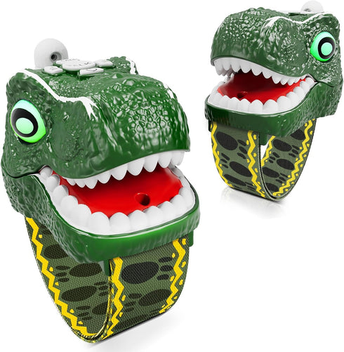 Dinosaur Walkie Talkies for Kids 2 Pack - T-Rex Outdoor Toys for Boys Age 3-12 Year Old, Long Range Birthday Gifts