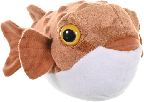 Wild Republic Pufferfish, Cuddlekins Mini, Stuffed Animal, 8 Inches, Gift for Kids,