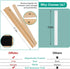 Set 4 Upgraded Mahjong Racks with Pushers, of Trays for American Mahjong Games, Wooden Holders for Mahjong, Dominoes