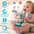 STEAM Life Baby 3-6 Months Boy Gifts, Musical Plush Elephant Toys for Newborn Toddler, Light Up Stuffed Animal