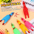 Honoson 50 6.3 Inch(Multi Pcs Rubber Chickens Squeak Screaming Chicken Novelty Bulk Dog Toys for Pets Dogs Adults