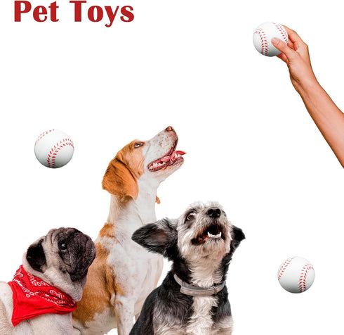 60 Pcs Baseball Stress Ball, 2.5 Inch Mini Squeeze Foam Baseball for Kids, Relaxable Sports Ball for Parties