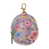 YETTASBIN Watercolor Floral Portable Pacifier Holder Case with Metal Hook Buckle & Zipper