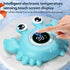 Baby Bath Thermometer,Newborn Swimming Safety Toy Thermometer,Bathtub Water Thermometer,Large Eyed Crab Toy Floating Water Temperature Gauge Baby Temperature Warning,Infant Bath Thermometer