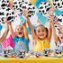 25 PCS Cow Balloons, Funny Cow Print Balloons for Cowboy Party Western Theme Birthday Decorations
