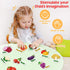 90 Felt Pieces Fruit Vegetable Felt Flannel Board Pieces - Educational Learning Toys for Kids Interactive Storytelling