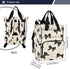 BOESI Backpack, Mommy Backpack Graffiti Black Bow Diaper Bag Bag, Multifunctional Diaper Bag, Travel