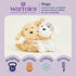 warmies Hugs Duo, Microwavable & Weighted Stuffed Animals, Puppy - Heated Stuffed Animal Plushie for Warmth & Comfort