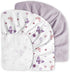 Little Grape Land Muslin Crib Sheets Fitted for Boys and Girls 2