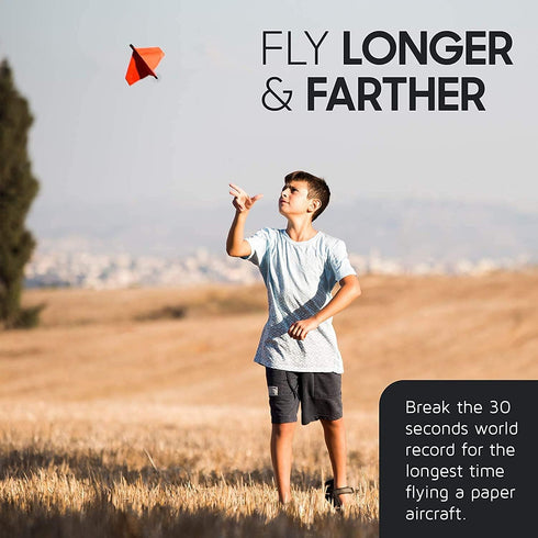 POWERUP 2.0 Paper Airplane Conversion Kit | Electric Motor for DIY Planes | Fly Longer | Perfect for Kids & Adults