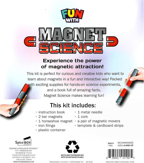 SpiceBox Fun with Magnet Science Kit: Discover The Power of Magnetism