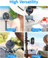 SWEETFULL Portable Stroller Fan, 4000mAh Battery Powered Mini Clip Fan, 4-Speed Rechargeable for Car Seat, Crib,