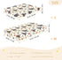Mazeann 52" 28" 9" Western Cowboy Retro Cacti Crib Sheets Soft Breathable Fitted Cotton Baby Crib Sheets Mattress Cover