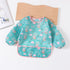 5 Pcs Long Sleeved Waterproof Baby Toddler Bibs, Sleeved Bib for 3-24 Months
