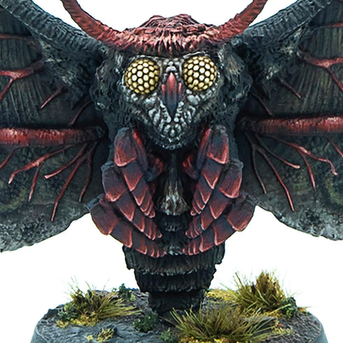 Modiphius Entertainment: Fallout Miniatures - Cult of The Mothman: Mothman Eclipse - 3 Unpainted Figures